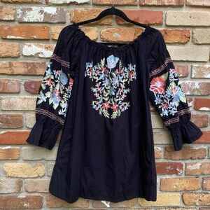 FREE PEOPLE Dress Fleur De Jour Dress Tunic— Size Small